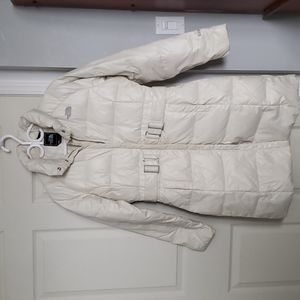 North Face Down-filled Coat - Ivory color Size Medium